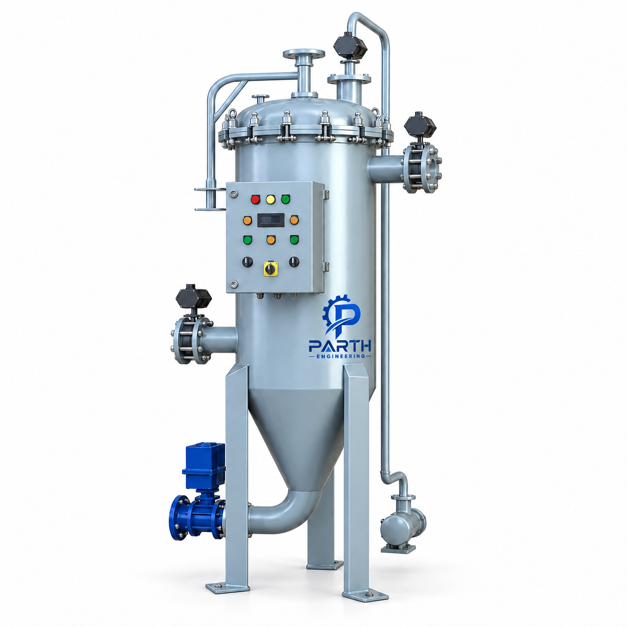 Auto Back Wash Type Self Cleaning Filter Housing