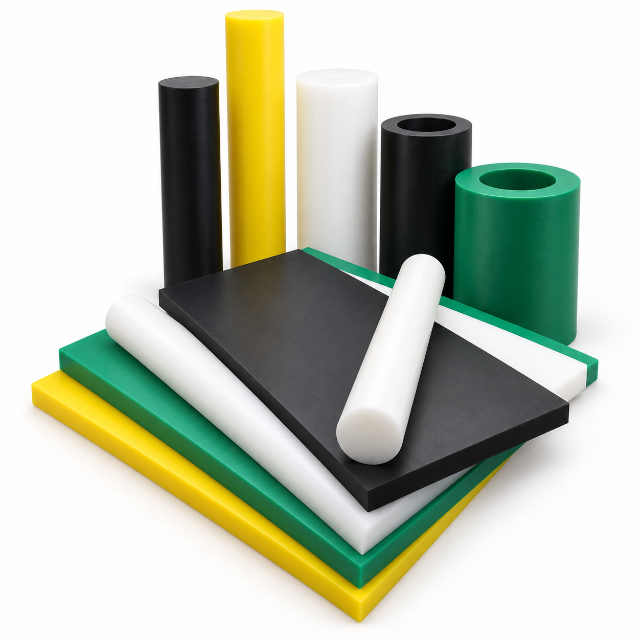 PP Nylon UHMW Rods and Sheets